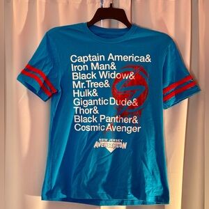 Marvel Blue Avengers Graphic Tee